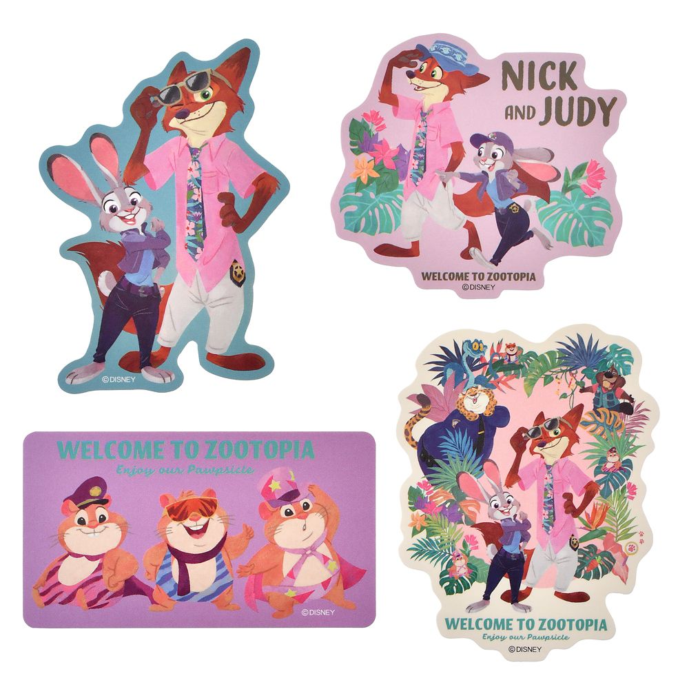 Zootopia 2 Sticker Collection TROPICAL ZOOTOPIA
