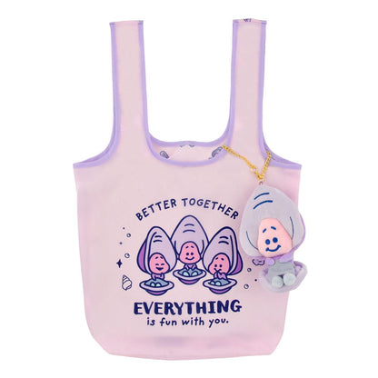 Young Oyster & Mother Oyster Eco Bag with Pouch