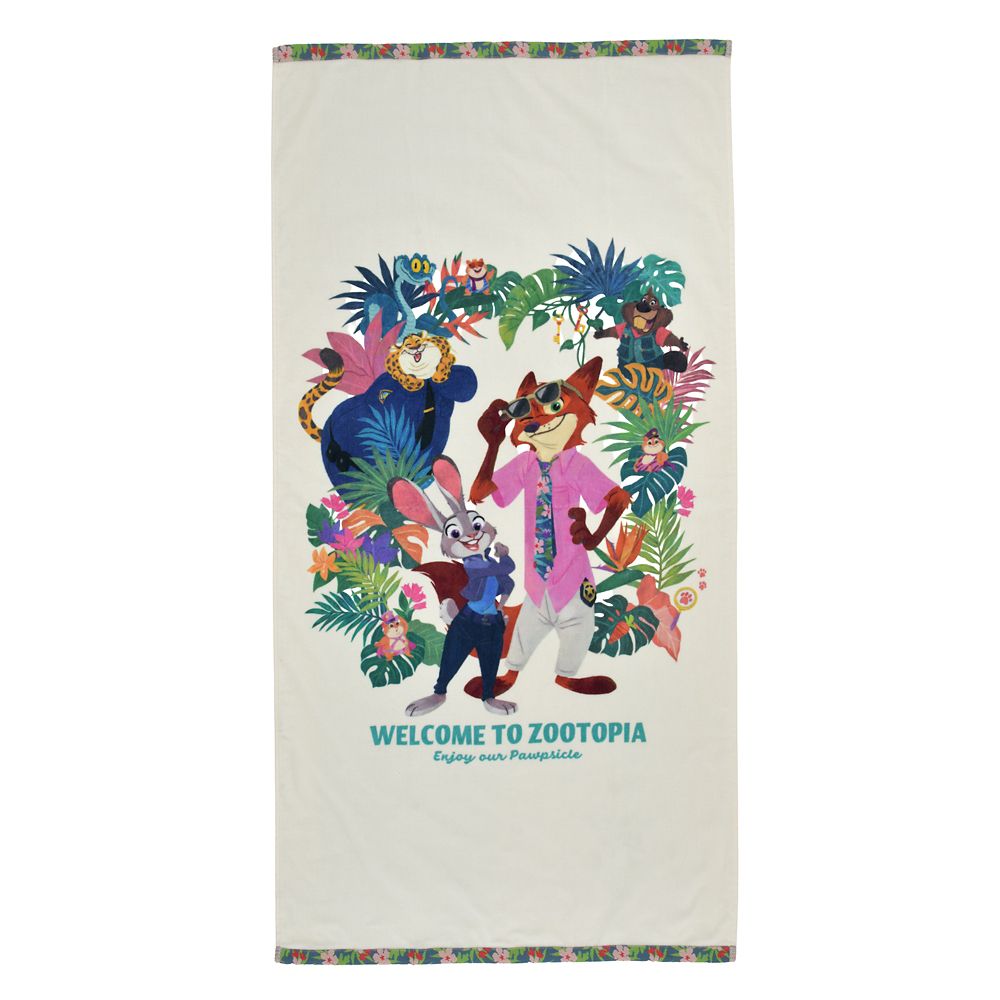 Zootopia 2 Bath Towel TROPICAL ZOOTOPIA