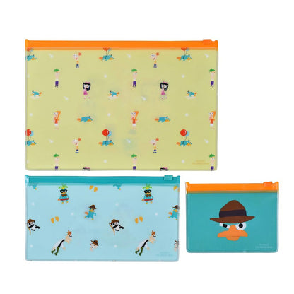 Phineas and Ferb 3-Size Flat Pouch Set