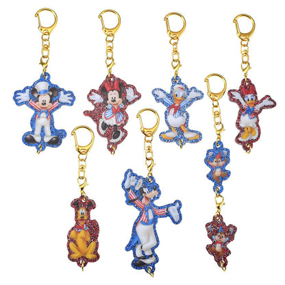 Mickey & Friends Shinsaibashi Parco Limited Secret Keychain