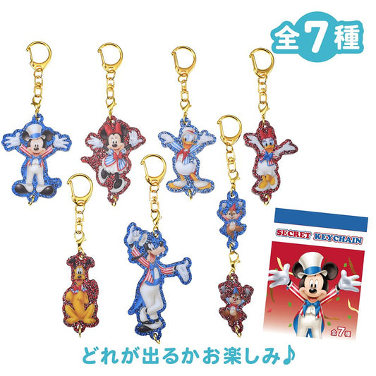 Mickey & Friends Shinsaibashi Parco Limited Secret Keychain