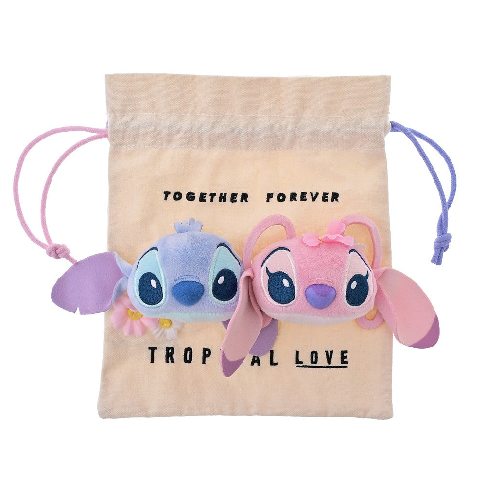 Disney Stitch & Angel Cookie Set in Drawstring Pouch