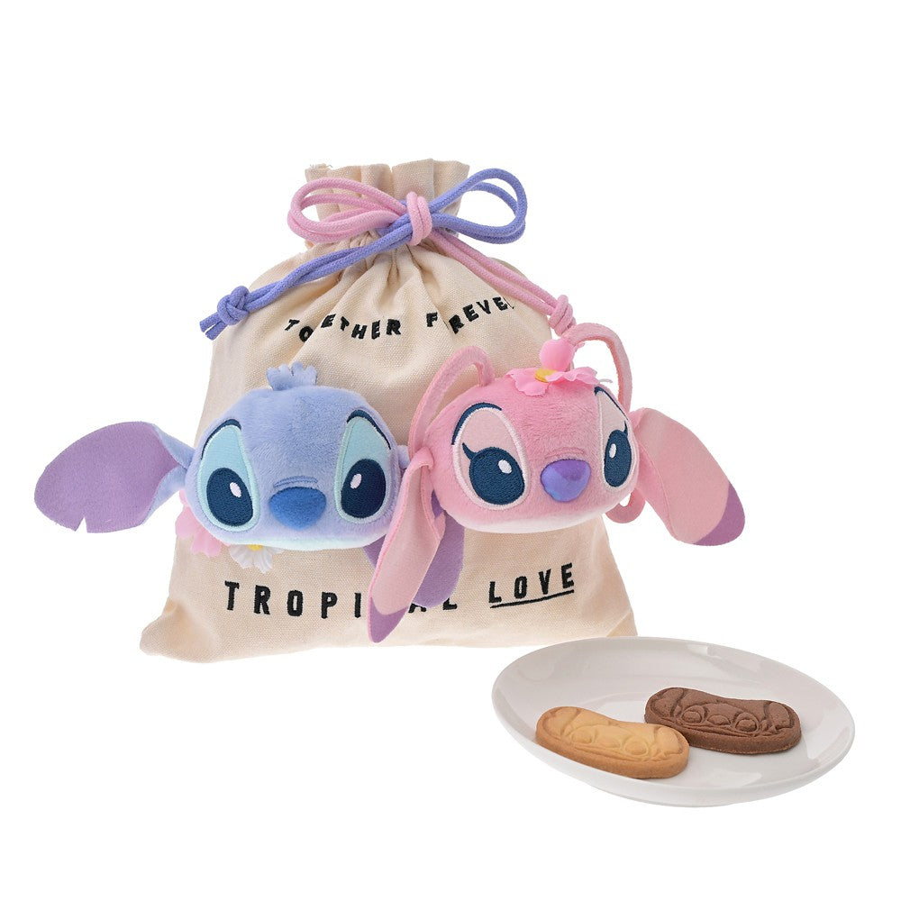 Disney Stitch & Angel Cookie Set in Drawstring Pouch