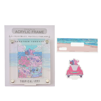 Disney Stitch & Angel Puzzle Frame Acrylic Stand