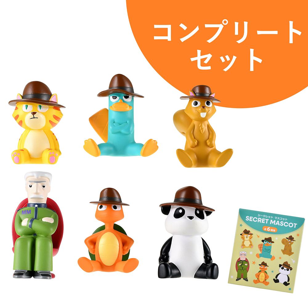 Phineas and Ferb O.W.C.A. Secret Figure Complete Set