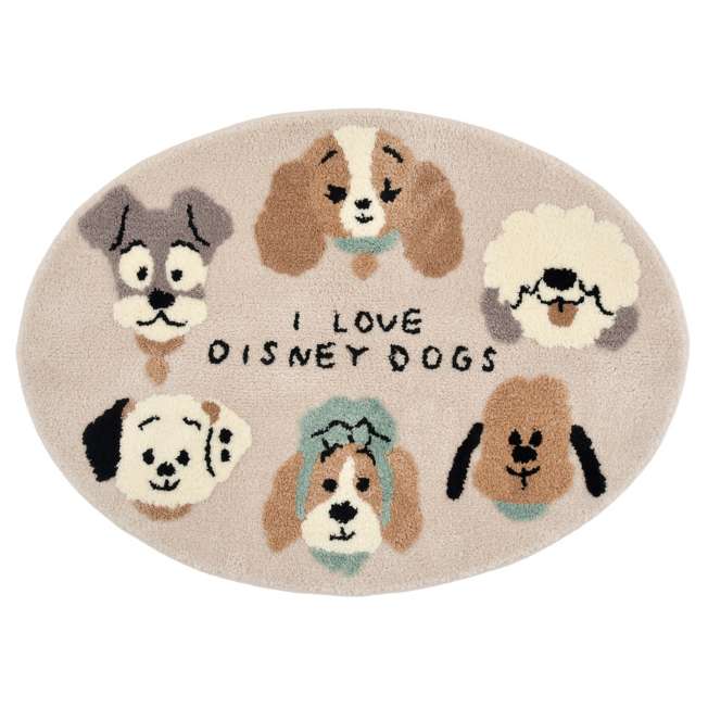 I LOVE DISNEY DOGS 毛毛地墊