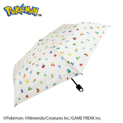 Pokémon Pikachu and First Partner Carabiner Folding Umbrella