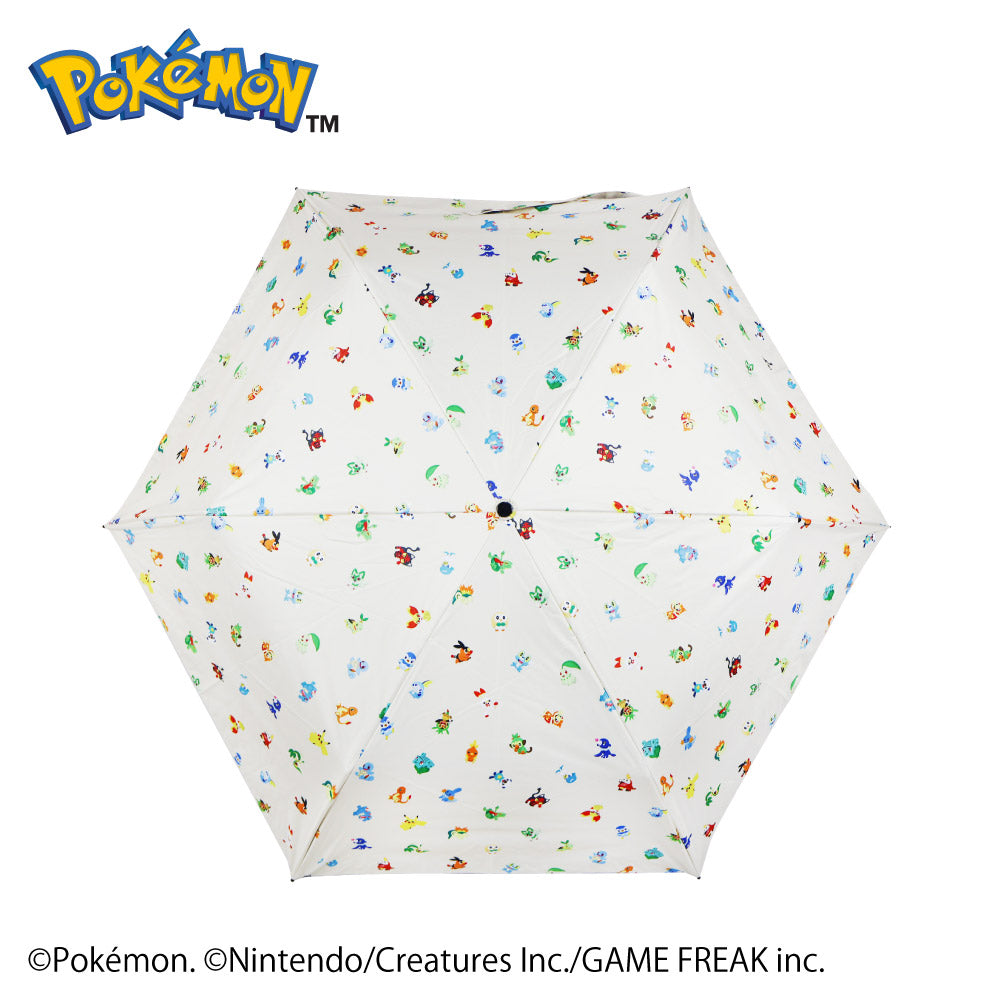Pokémon Pikachu and First Partner Carabiner Folding Umbrella