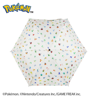 Pokémon Pikachu and First Partner Carabiner Folding Umbrella