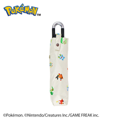 Pokémon Pikachu and First Partner Carabiner Folding Umbrella