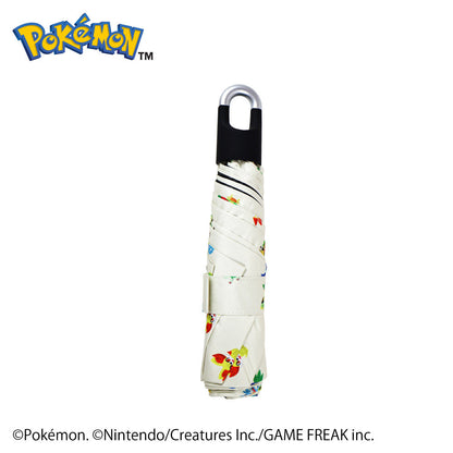 Pokémon Pikachu and First Partner Carabiner Folding Umbrella