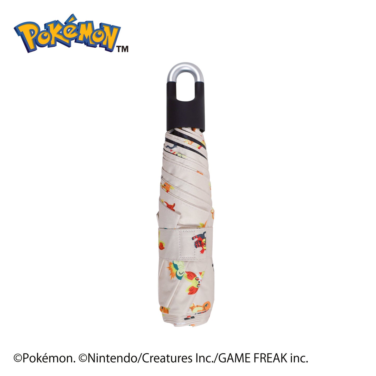 Pokémon Fire Type First Partner Carabiner Folding Umbrella