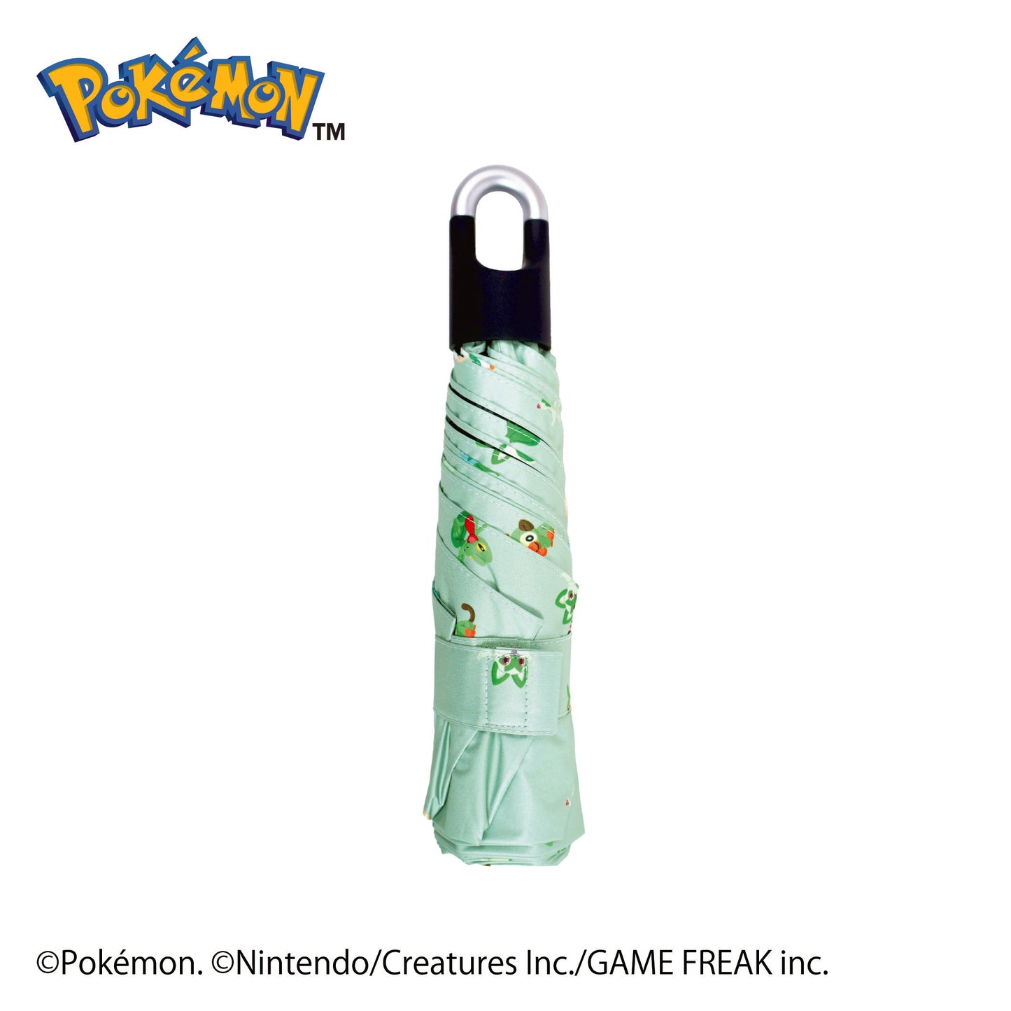 Pokémon Grass Type First Partner Carabiner Folding Umbrella