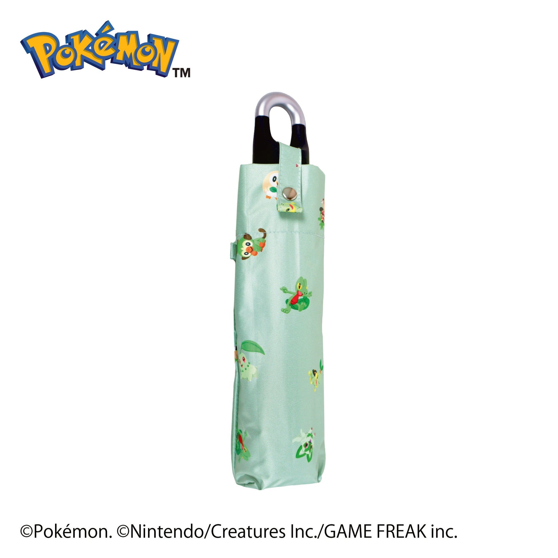 Pokémon Grass Type First Partner Carabiner Folding Umbrella