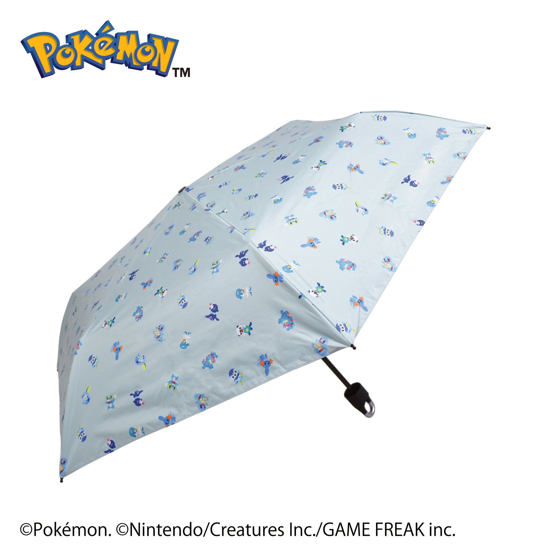 Pokémon Water Type First Partner Carabiner Folding Umbrella