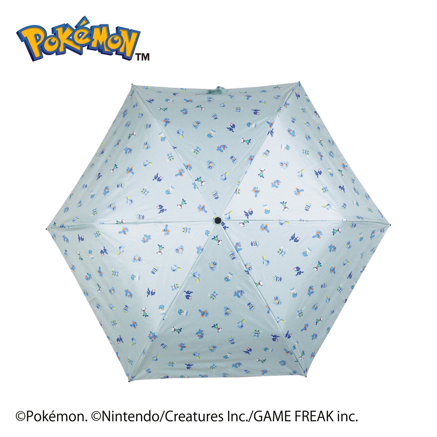Pokémon Water Type First Partner Carabiner Folding Umbrella