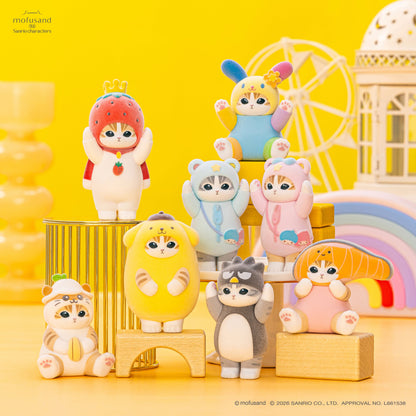 Mofusand x Sanrio Flocking Figure Collection