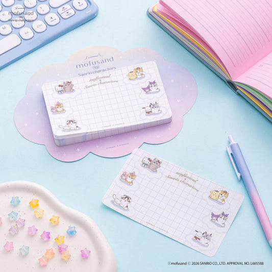 Mofusand x Sanrio Large Free-Space Memo Pad