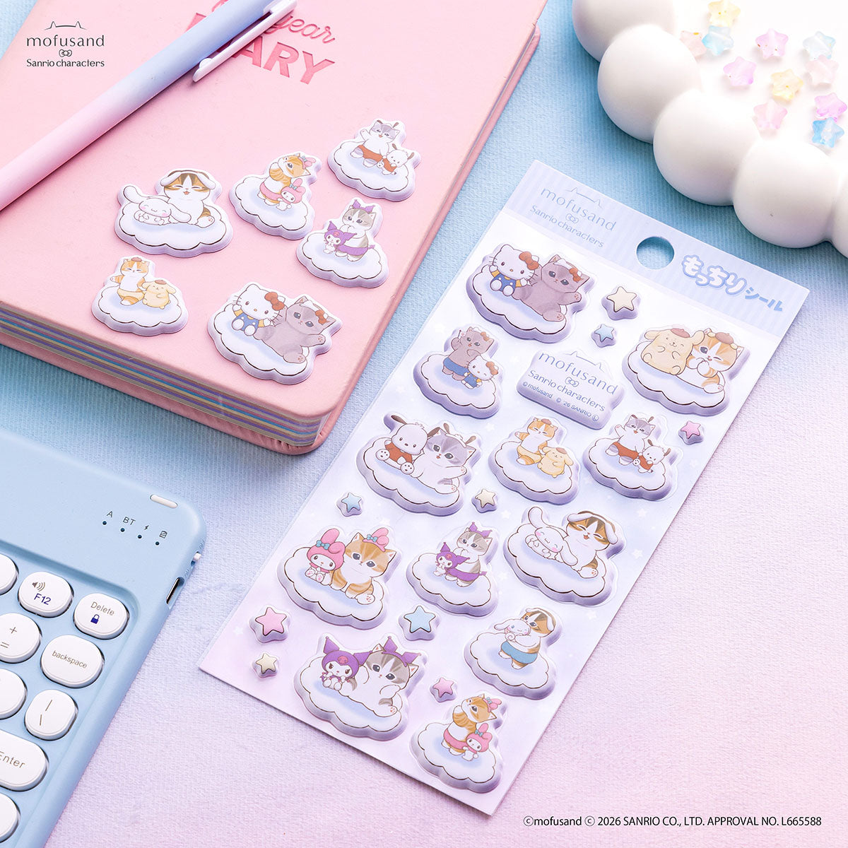 Mofusand x Sanrio Squishy Sticker