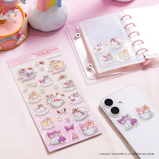 Mofusand x Sanrio Puffy Sticker