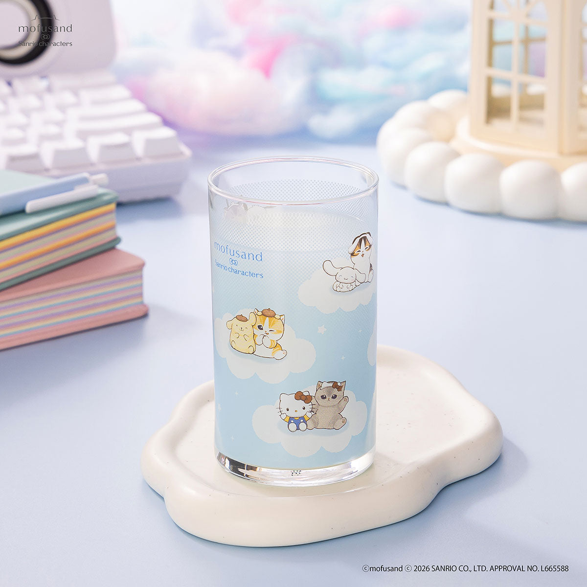 Mofusand x Sanrio Retro Glass