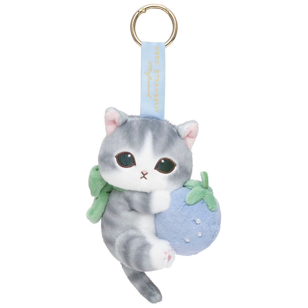 mofusand Merci Strawberry Mascot Keychain