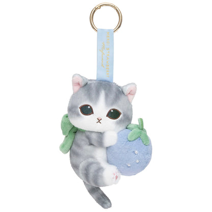 mofusand Merci Strawberry Mascot Keychain