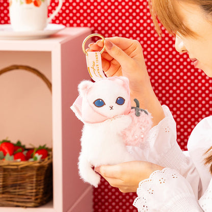 Japan｜ mofusand Merci Strawberry Mascot Keychain