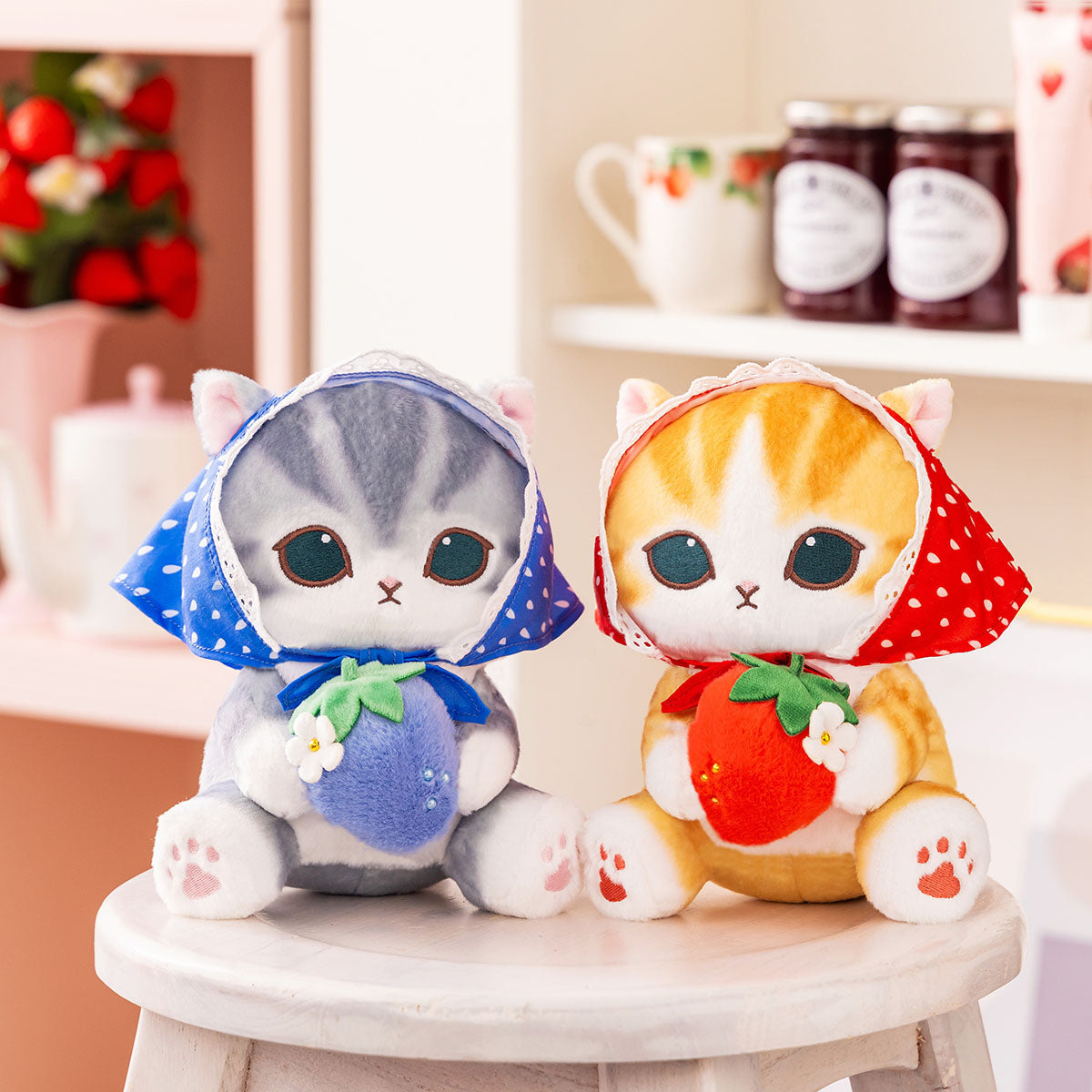 Japan｜ mofusand Merci Strawberry Plush Toy
