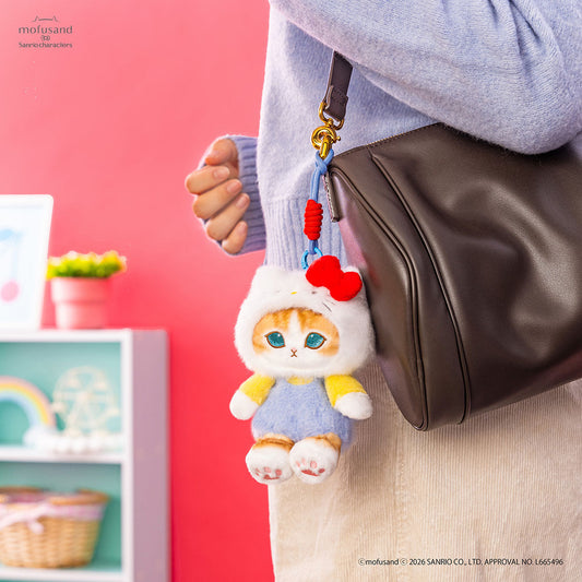 Mofusand x Sanrio Potefuwa Mascot Keychain