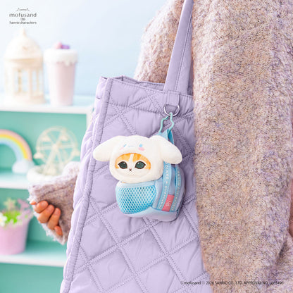 Mofusand x Sanrio Cat Mascot in Outing Bag