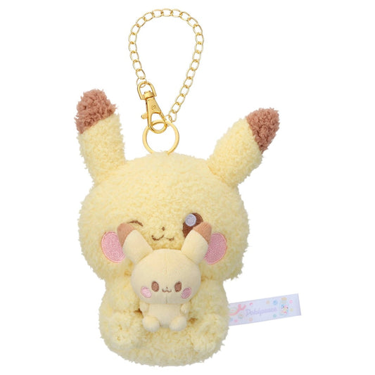 Japan｜Pokémon Poképeace Plush Keychain Pikachu Together with Plush Ver.