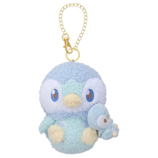 Japan｜Pokémon Poképeace Plush Keychain Piplup Together with Plush Ver.