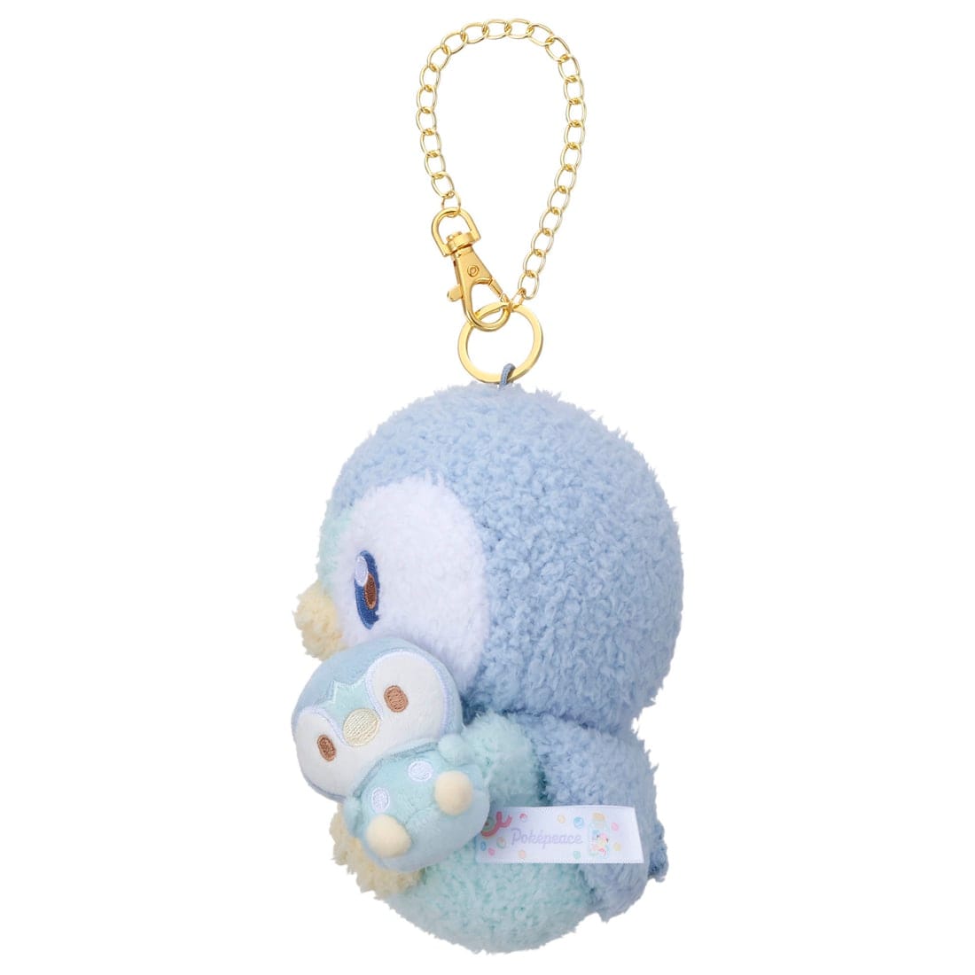 Japan｜Pokémon Poképeace Plush Keychain Piplup Together with Plush Ver.