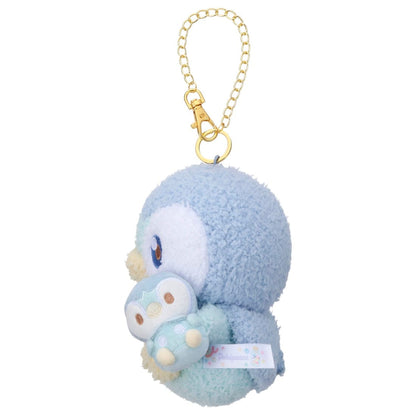 Japan｜Pokémon Poképeace Plush Keychain Piplup Together with Plush Ver.