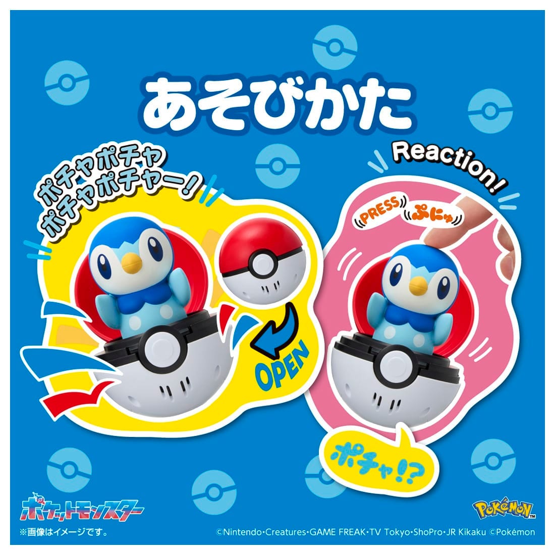 Japan｜ Pokémon Pyokopunyu Piplup