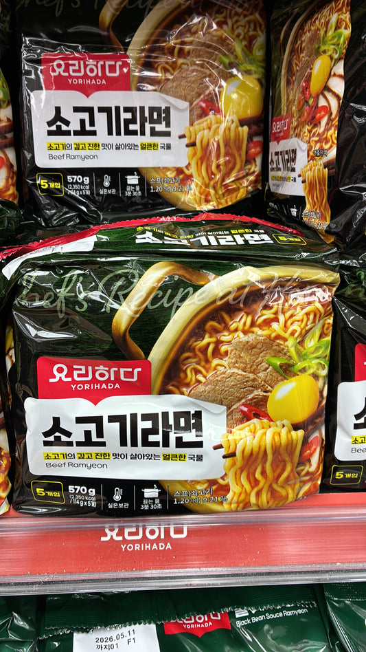 韓國即食麵團-  辣牛肉麵