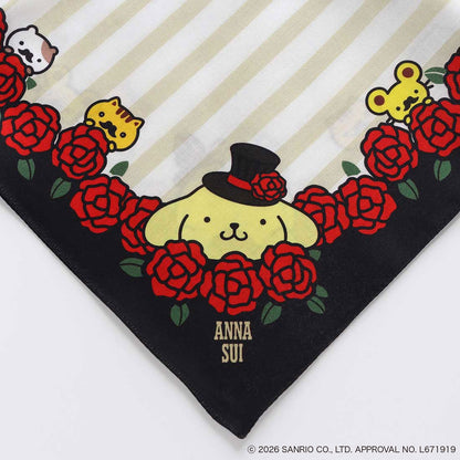 ANNA SUI x Pompompurin Print Handkerchief - Rose Red