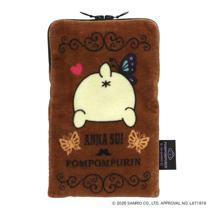 ANNA SUI x Pompompurin Zipper Towel - Brown