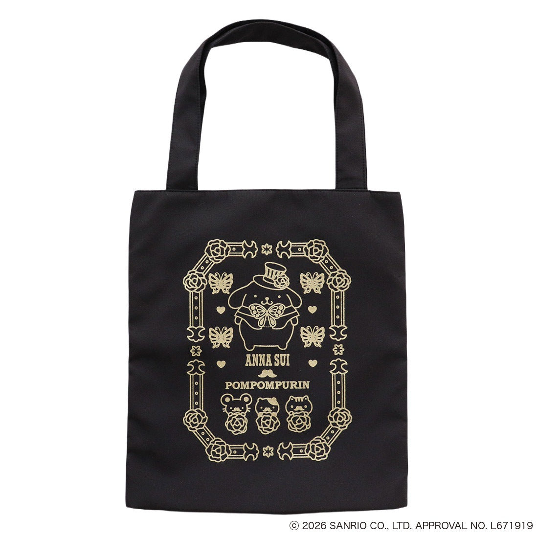 ANNA SUI x Pompompurin Tote Bag - Gold