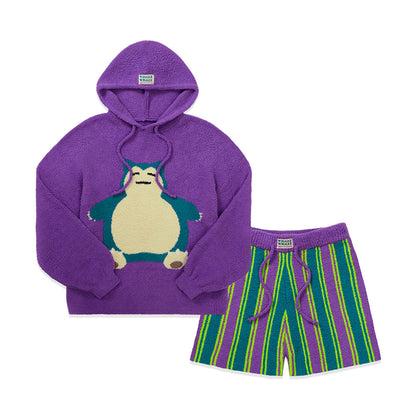 Korea Exclusive｜Pokémon x Wiggle Wiggle Snorlax Special Edition Hooded Pajama Set