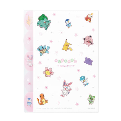 Japan｜ Pokémon Sakura Scatter 5-Index Clear File
