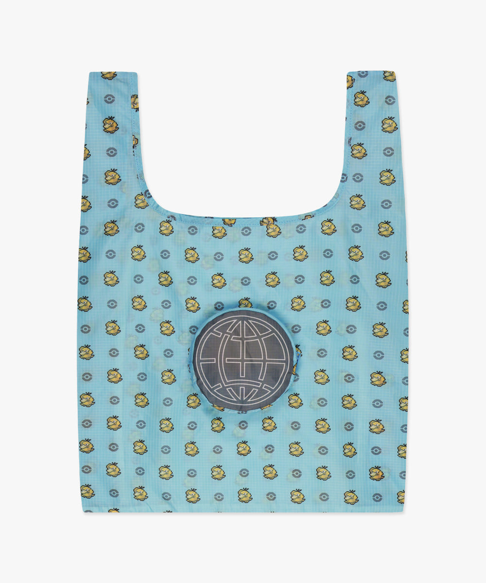 Pokémon Pixel Art Monster-Ball Packable Bag Blue