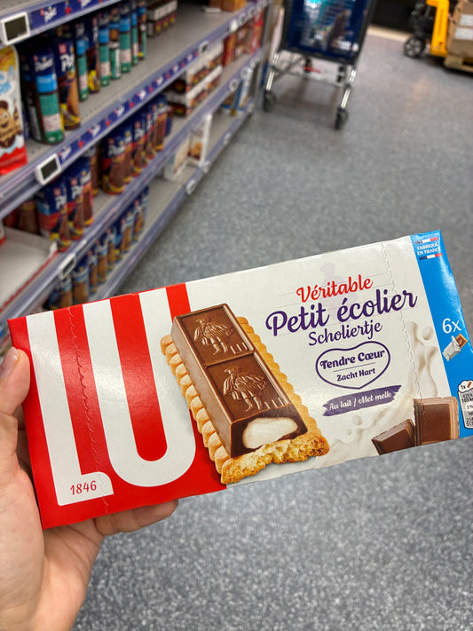 4月中到貨 法國超市零食-petit ecolier kinder 餅
