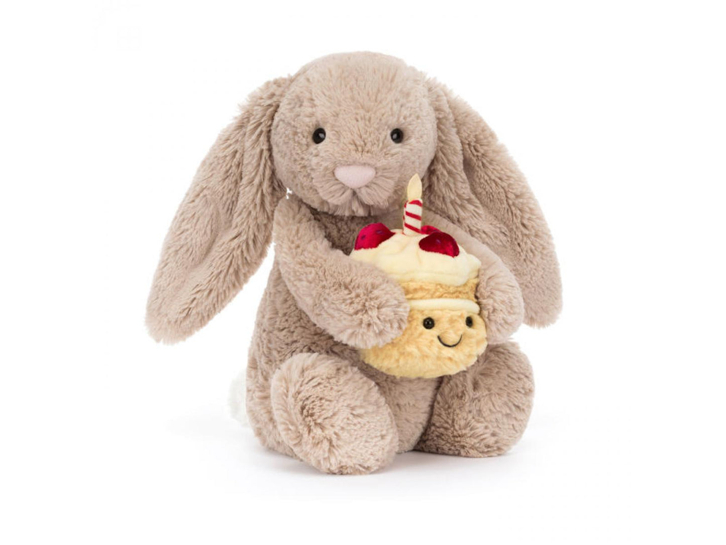 [預購]Jellycat Bashful Beige Bunny ‘Birthday’| 蛋糕兔仔