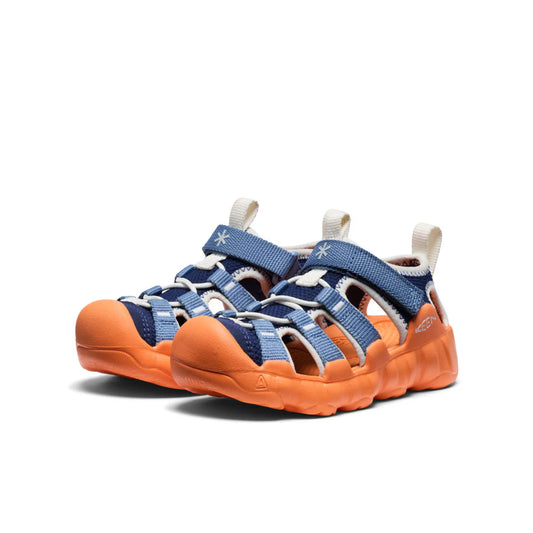 KEEN x Snow Peak 小童 Hyperport H2 涼鞋（燈籠果色）