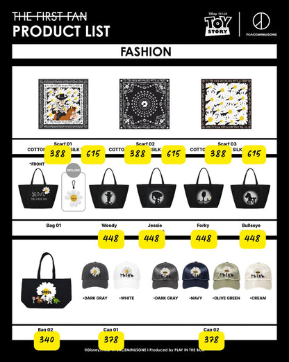 Korea Exclusive｜Toy Story x Peaceminusone Scarf 02