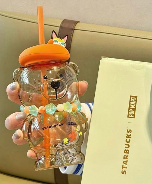 China｜ Starbucks x POP MART Molly Bear Straw Cup