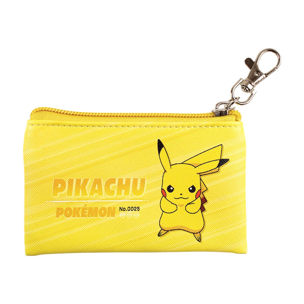 Pokémon Pikachu SMASH COLOR! Flat Mini Pouch back view